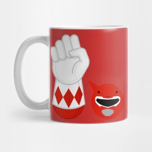 RED RANGER hand-power Mug